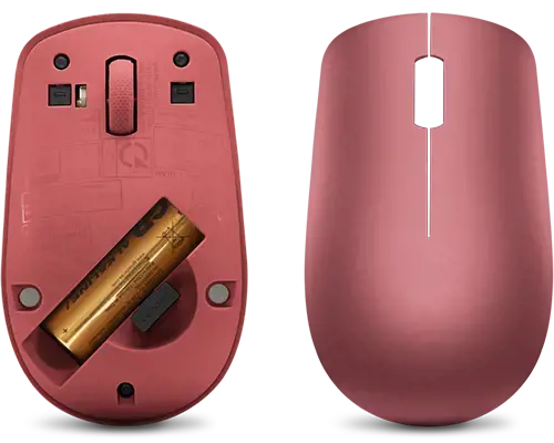 Lenovo 530, dvipusis, optinis, RF belaidis, 1200 DPI, raudonas