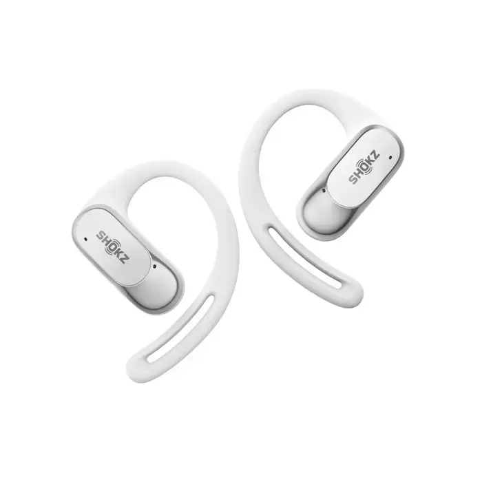 SHOKZ OpenFit Air, weiss, Wireless, Calls/Music/Sport/Everyday, 50 - 16000 Hz, Headset, White