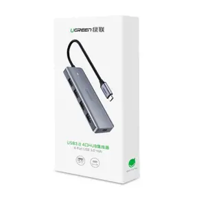 Ugreen 50985, USB 3.2 Gen 1 (3.1 Gen 1) Type-A, USB 3.2 Gen 1 (3.1 Gen 1) Type-A, 5000 Mbps, sidabrinis, USB, 104 mm