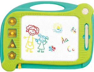 WOOPIE spalvota magnetinė lenta + 4 antspaudai