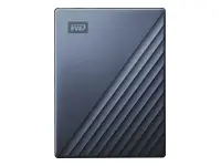 WD My Passport Ultra 2TB Blue USB-C/USB3.0 kietasis diskas 2,5 colio metalinė apdaila RTL nešiojamasis išorinis diskas