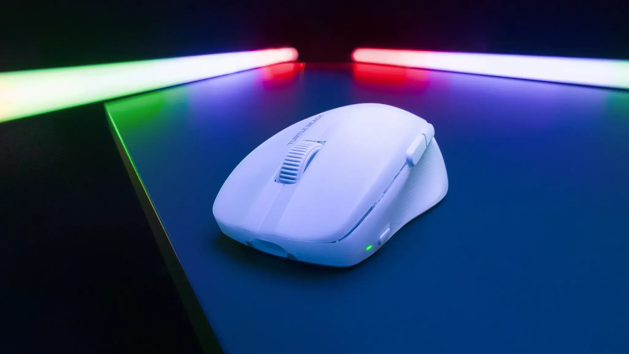 Turtle Beach Pure Air - Ultra-Light Wireless Ergonomic RGB Gaming Mouse, 26K DPI Optical Sensor, 125 hour Battery, Dual Wireless System, TITAN Optical Switches, Bluetooth, RGB Illumination. Semi-translucent White, Right-hand, Optical, RF Wireless + Bluetooth, 26000 DPI, Translucent, White