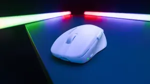 Turtle Beach Pure Air - Ultra-Light Wireless Ergonomic RGB Gaming Mouse, 26K DPI Optical Sensor, 125 hour Battery, Dual Wireless System, TITAN Optical Switches, Bluetooth, RGB Illumination. Semi-translucent White, Right-hand, Optical, RF Wireless + Bluetooth, 26000 DPI, Translucent, White