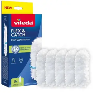 Vileda Flex&Catch dustpan refills, 5 pcs.