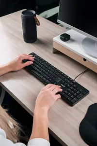 Savio KB-01 keyboard Home/Office USB QWERTY US English Black