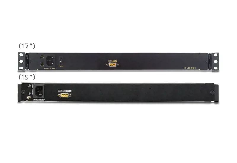 ATEN CL1000M-ATA-AG ATEN KVM LCD 17 + klaviatūra + jutiklinis skydelis 19 1U