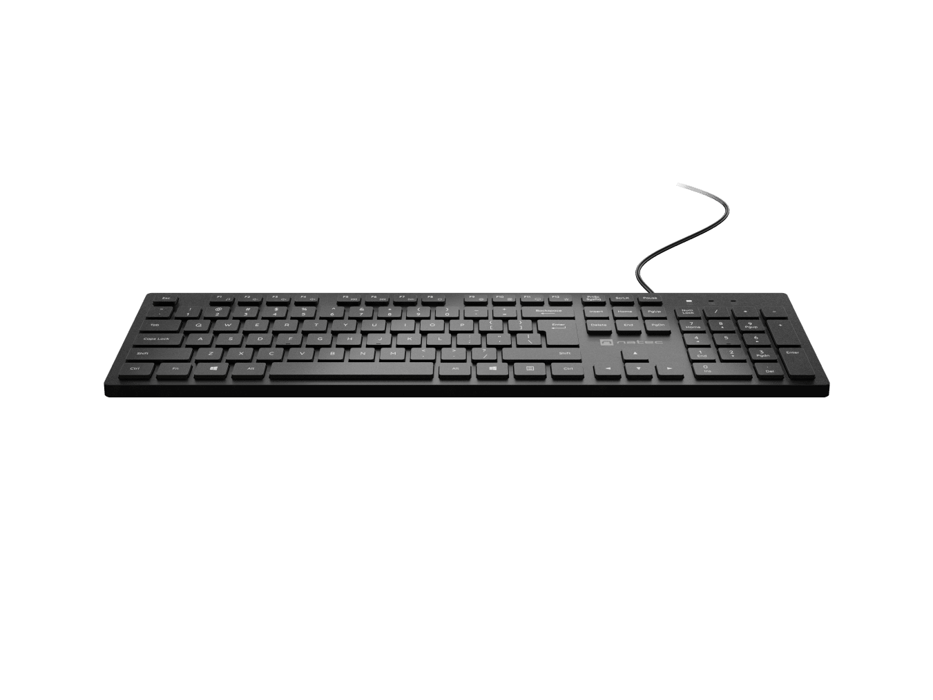 Natec | Herring | Keyboard | Wired | US | Black