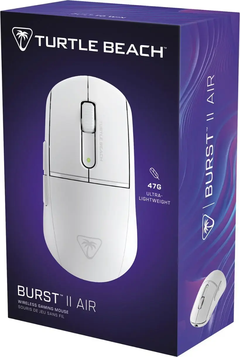 Turtle Beach wireless mouse Burst II Air, white