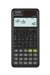CASIO MOKSLINIS SKAIČIUOTUVAS FX-85ESPLUS-2 B, 252 FUNKCIJOS, 77X162 MM, KARTONINĖ DĖŽUTĖ, JUODAS