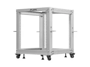 LANBERG OPEN RACK 19" 12U 600X600-1100 ADJUSTABLE GREY