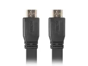 LANBERG CA-HDMI-21CU-0010-BK "Lanberg" kabelis HDMI M/M V2.0 1M juodas plokščias