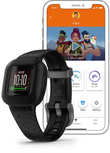 "vivofit jr3", WW, Cosmic Black