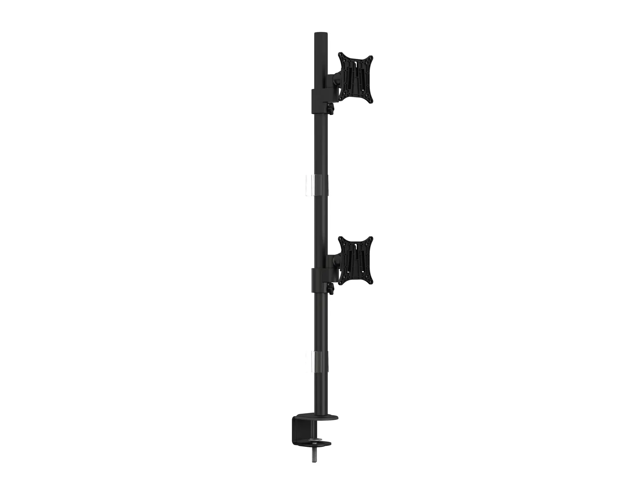 Multibrackets M VESA Deskmount Officeline Dual Vertical Black, Clamp/Bolt-through, 16 kg, 38.1 cm (15"), 76.2 cm (30"), 100 x 100 mm, Black