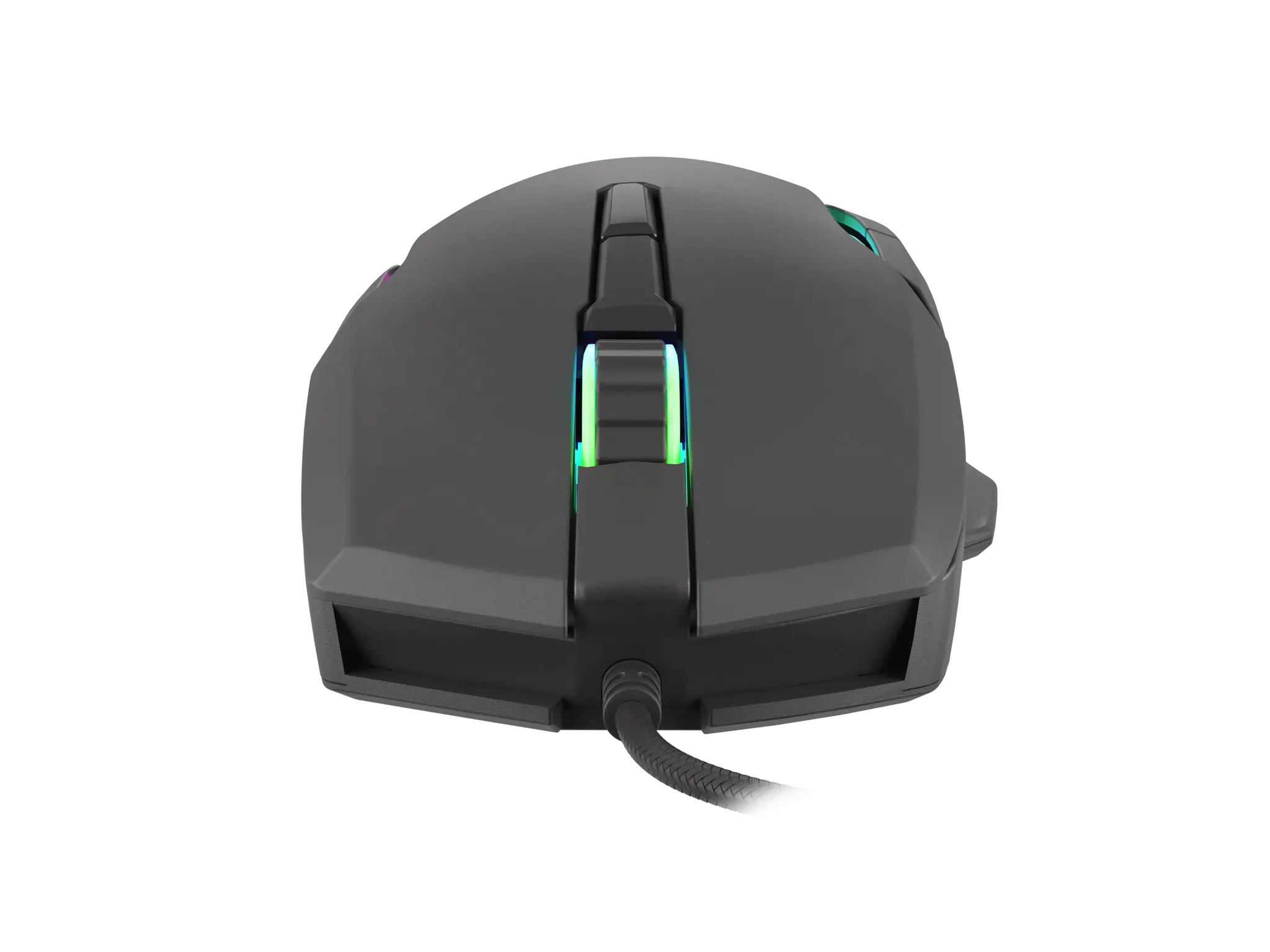 NATEC Genesis žaidimų pelė Xenon 220 optinė 6400DPI su programine įranga RGB apšviesta juoda