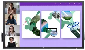 LCD Monitor DELL 55" Business/4K/Touch Touchscreen Panel IPS 3840x2160 16:9 60Hz Matte 9 ms Speaker…