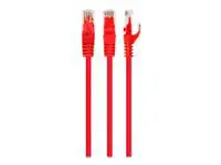 GEMBIRD PP6U-0.25M/R Gembird Patch cord UTP Cat6, 0,25 m, raudonos spalvos