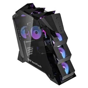 "Darkflash K2" kompiuterio korpusas (juodas)