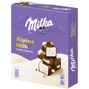 Saldainiai MILKA Mam Happy Cows su puriu grietinėlės skonio įdaru iš Alpių pieno, 330 g