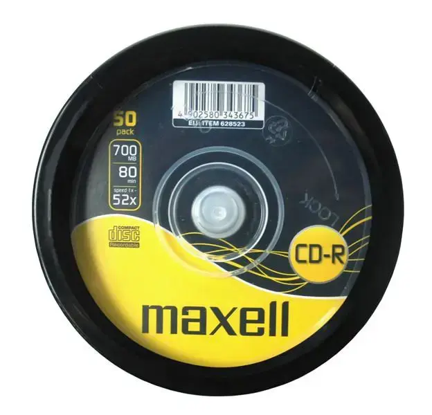 Maxell MAX27051 blank CD CD-R 700 MB 52x 50 pc(s)