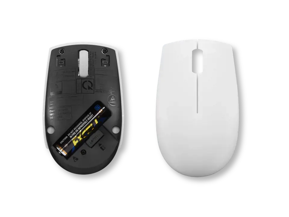 Lenovo 300 WIRELESS MOUSE?GREY, Ambidextrous, Optical, RF Wireless, 1000 DPI, Grey