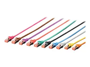 DIGITUS Patch cable SFTP/PIMF CAT6 10m AWG 27/7 2xRJ45 grey