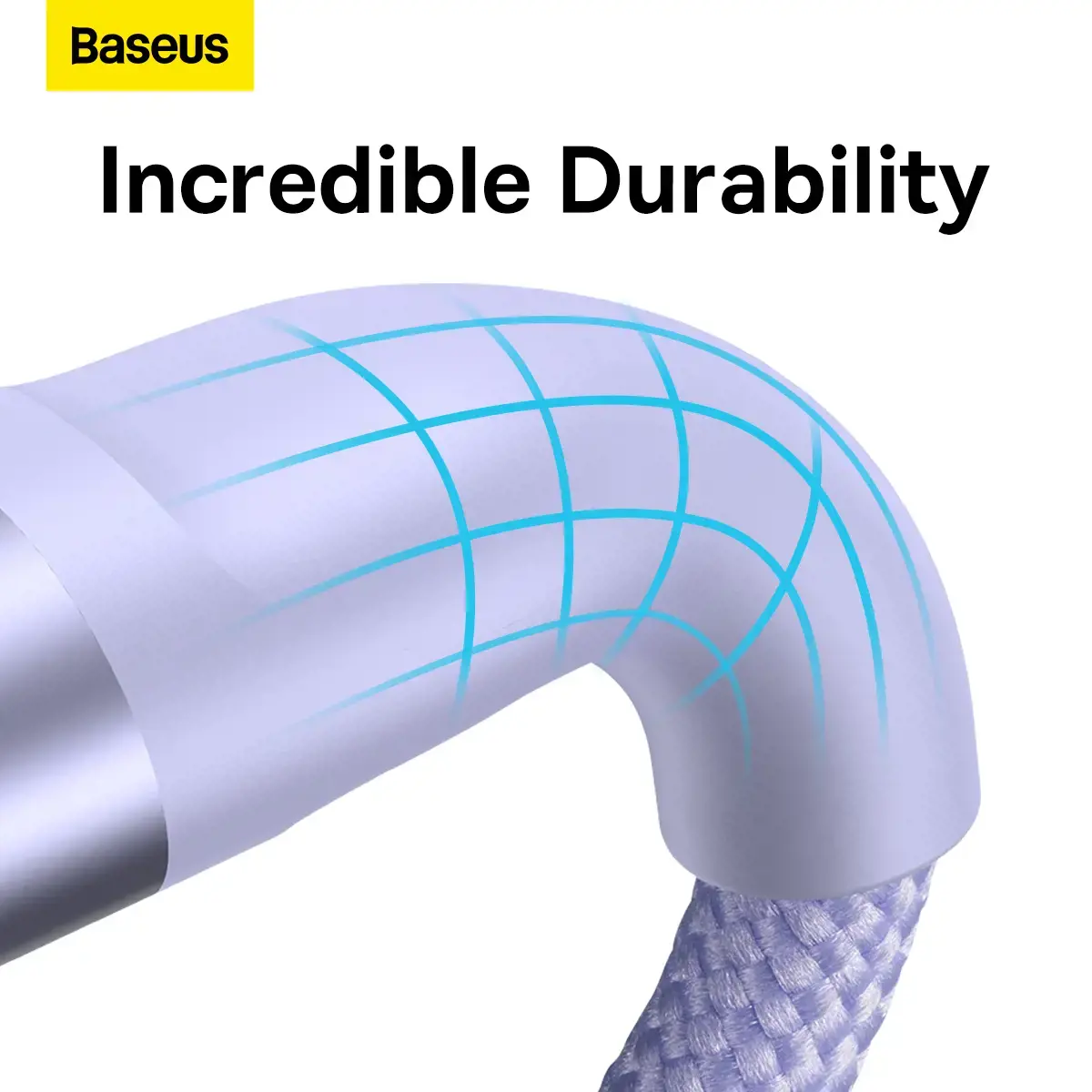 Baseus Flash Series II USB Type C | USB Type A cable - USB Type C | Lightning | micro USB 100 W 1.5 m purple (CASS030205)