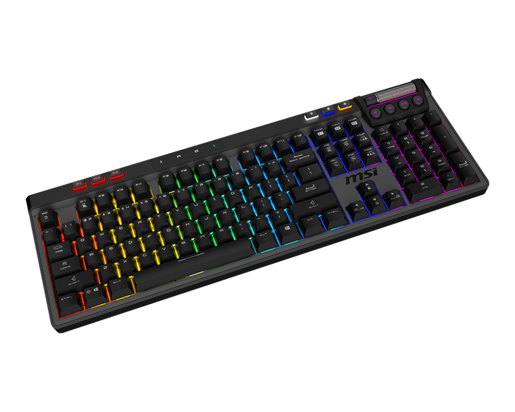 KEYBOARD GAMING BLACK US/STRIKE PRO W SILENT US MSI
