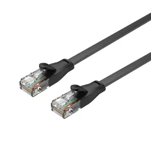 UNITEK C1812GBK Ethernet kabelis FLAT UTP Ethernet Cat.6 5 m