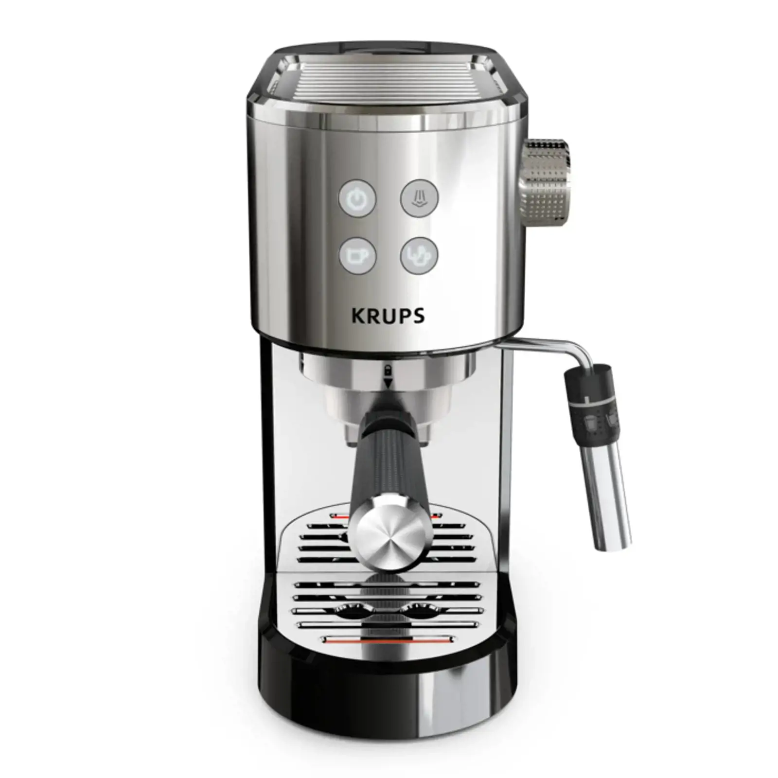 Kavos aparatas Krups 3016661173493, 1 litrai, 1350 W, Sidabrinė, Semi-auto