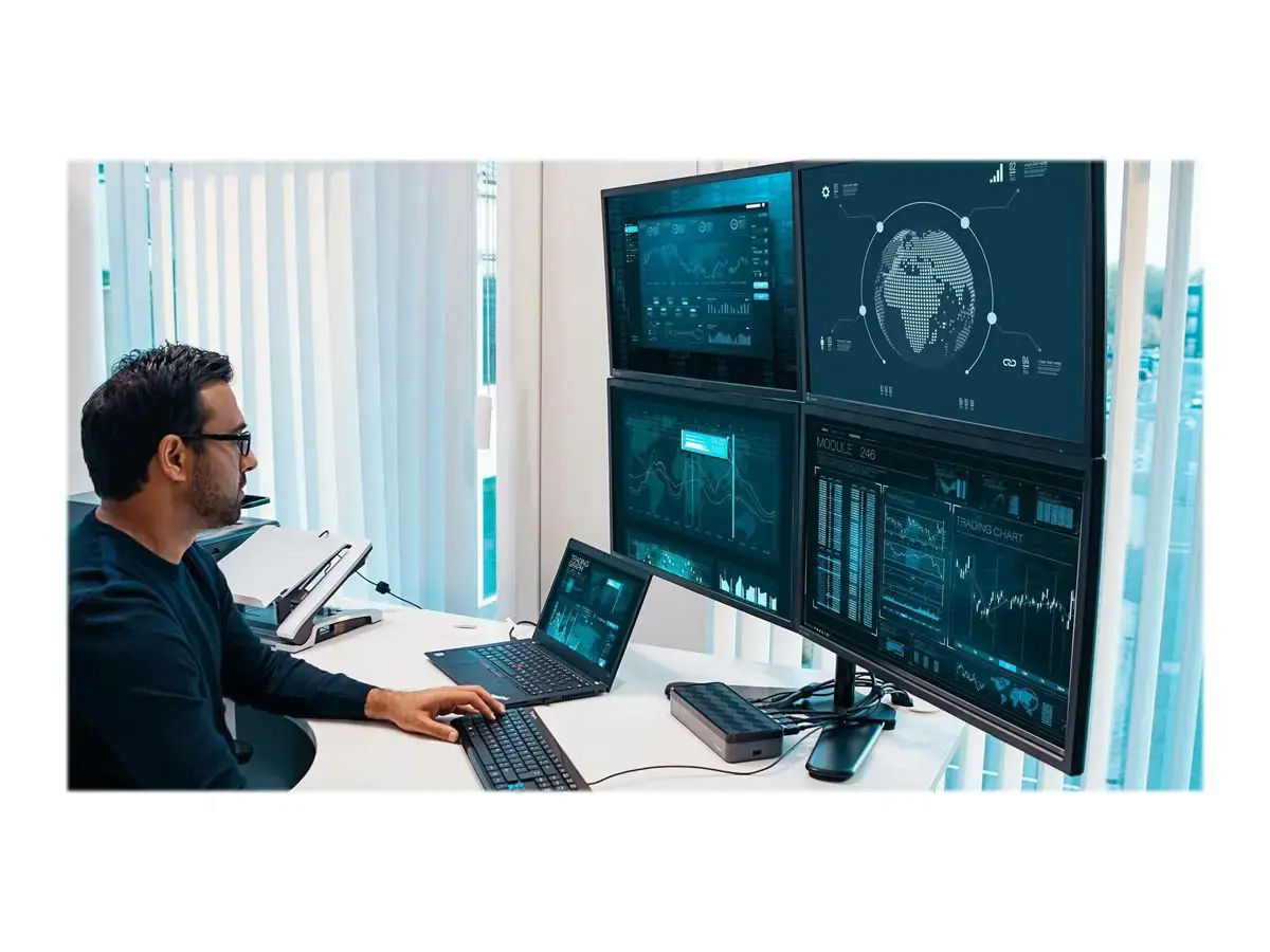 Targus DOCK570EUZ, laidinis, juodas, Windows 10, Windows 7, Windows 8.1, Mac OS X 10.10 Yosemite, Mac OS X 10.11 El Capitan, Mac OS X 10.12 Sierra, 85 mm, 260 mm