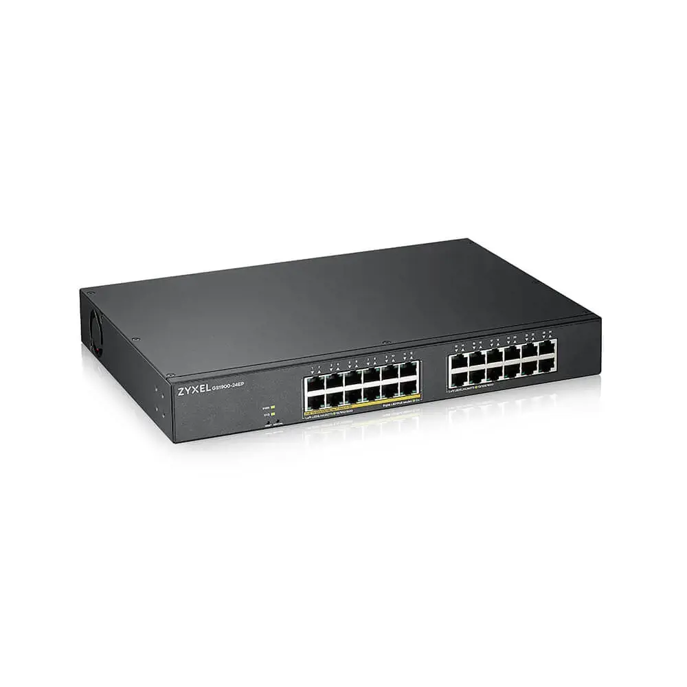 Zyxel GS1900-24EP, valdomas, L2, Gigabit Ethernet (10/100/1000), dvipusis duomenų perdavimas, maitinimas per Ethernet (PoE), montavimas į stovą