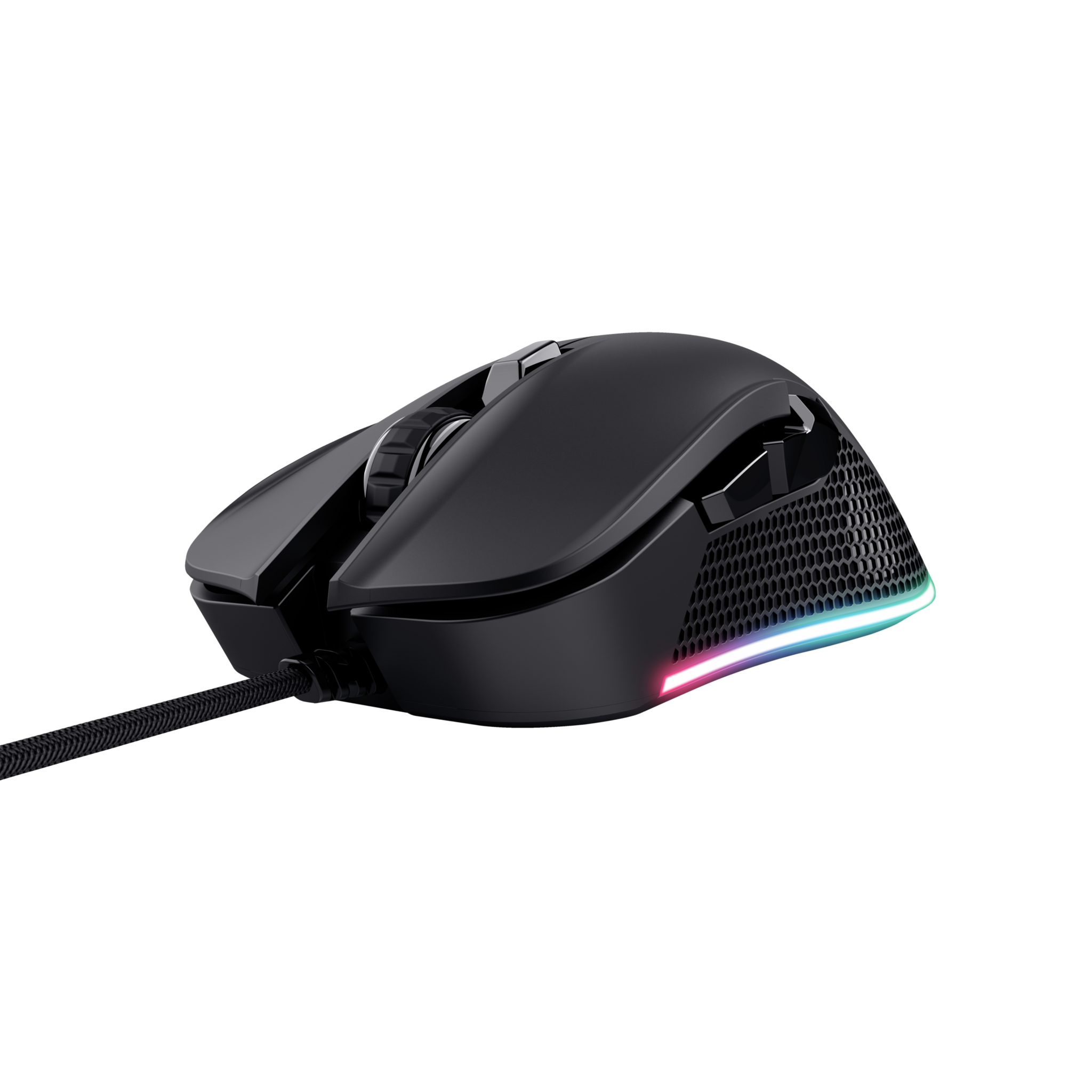 "Trust GXT 922 YBAR", dešinioji ranka, optinis, A tipo USB, 7200 DPI, juodas