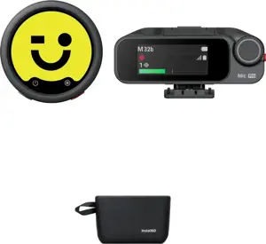 Insta360 Mic Pro (1TX + 1RX), black