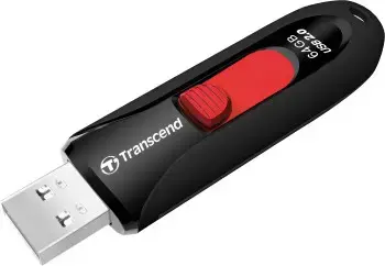 TRANSCEND JetFlash 64GB 590 USB 2.0 Flash Drive