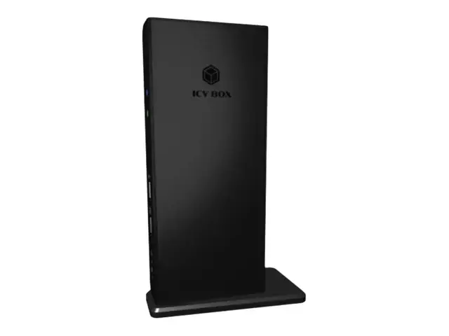 ICYBOX IB-DK2241AC "IcyBox" daugiafunkcinė nešiojamųjų ir asmeninių kompiuterių prijungimo stotelė, 2x USB 3.0, HDMI, juoda