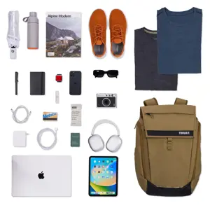 Thule Paramount PARABP3216 Nutria, Urban, Unisex, 40.6 cm (16"), Notebook compartment, Waterproof, Nylon, Polyester