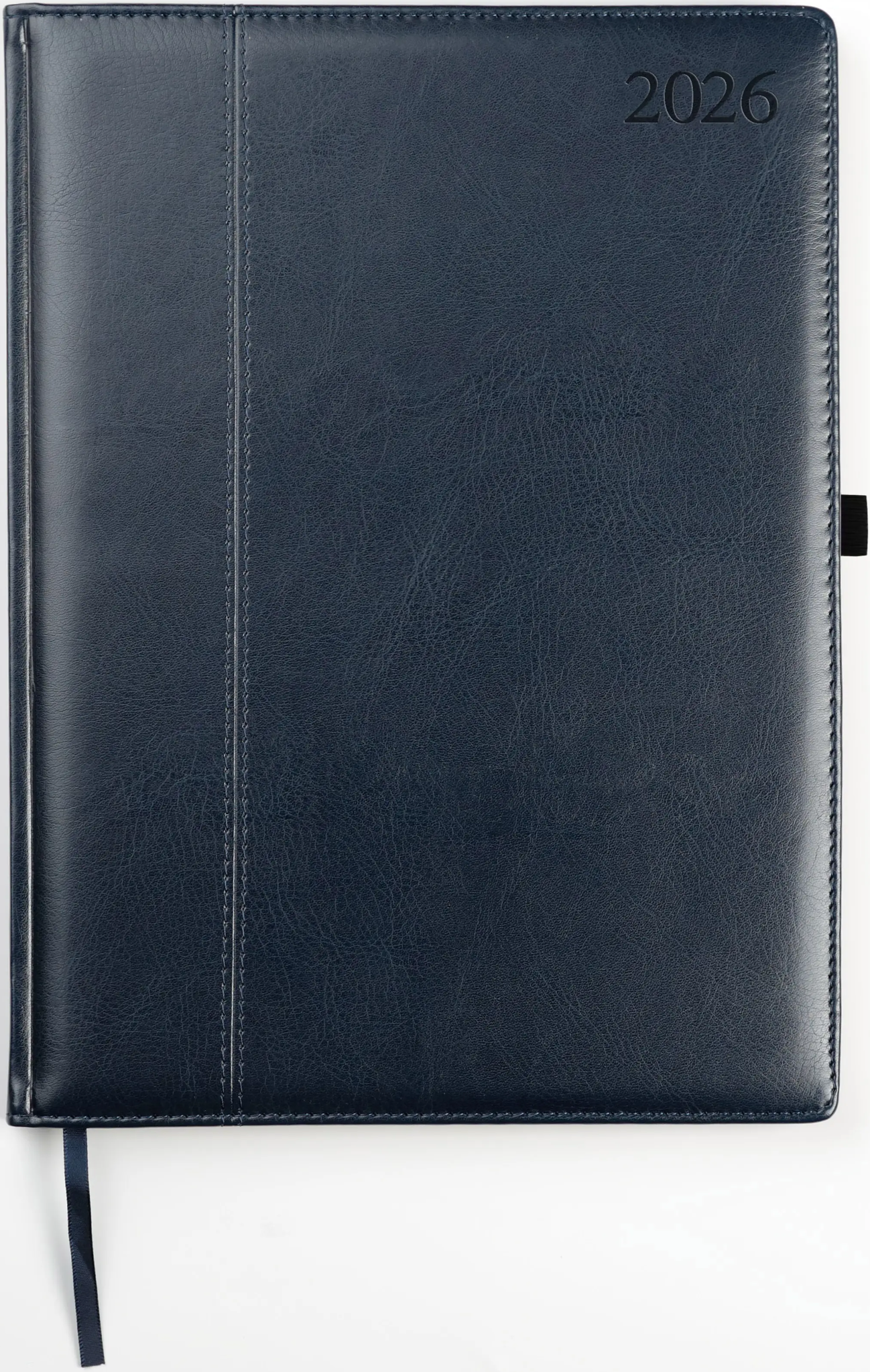 Kalendorius AMBASSADOR BLACK EDITION 2026, PU, A4, mėlyna (Baltic)