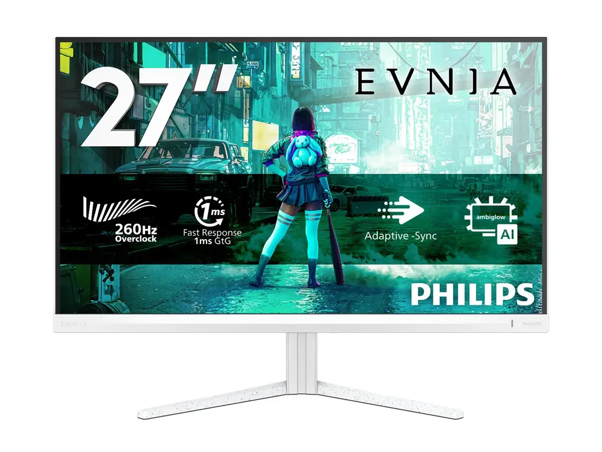 Philips 27M2N3201PL/00 computer monitor 68.6 cm (27") 1920 x 1080 pixels Full HD LCD White