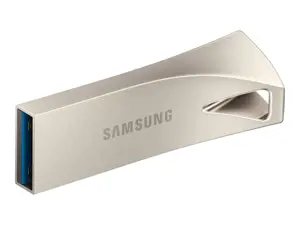 "Samsung" MUF-128BE, 128 GB, A tipo USB, 3.2 Gen 1 (3.1 Gen 1), 300 MB/s, be dangtelio, sidabrinės spalvos