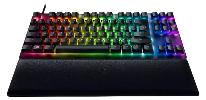 RAZER Huntsman V2 klaviatūra be klavišų, violetinės spalvos jungiklis - JAV išdėstymas