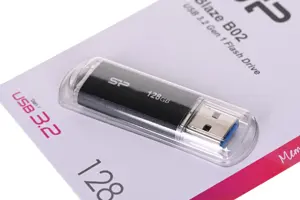 SILICONPOW SP128GBUF3B02V1K Silicon Power memory USB Blaze B02 128GB USB 3.1 juoda