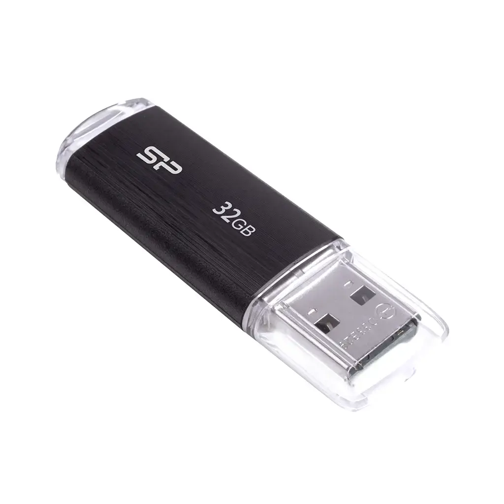 SILICONPOW SP032GBUF2U02V1K Silicon Power atmintinė USB Ultima U02 32GB USB 2.0 juoda