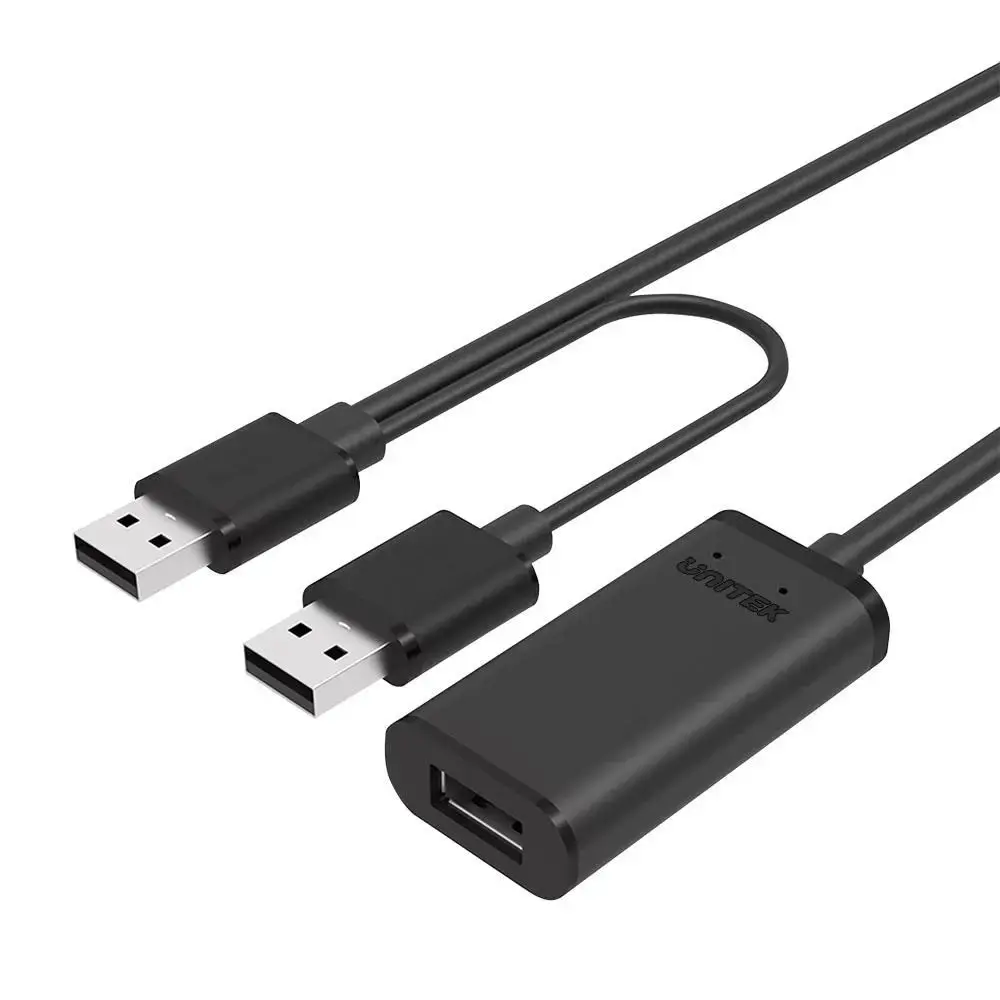UNITEK Y-278 "Unitek" USB 2.0 aktyvusis ilgintuvas, 10 m, Y-278