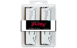 KINGSTON FURY Beast 64GB 5200MT/s DDR5 CL40 DIMM rinkinys iš 4 baltos spalvos RGB XMP