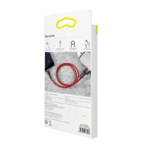Baseus CALKLF-C09 Lightning (MD818) įkrovimo laidas 1.5A | 200 cm raudona