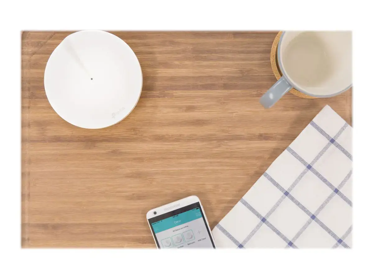 "TP-Link Deco M5" rinkinys (2 vnt.) AC1300, baltas, vidinis, tinklelio sistema, 0 - 40 °C, -40 - 70 °C, 10 - 90 %