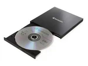 Verbatim 43889, juodas, dėklas, stalinis / nešiojamasis kompiuteris, "Blu-Ray RW", USB 3.1 Gen 1, BD, BD-R, BD-R DL, CD, DVD
