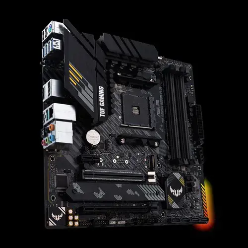 ASUS TUF GAMING B550M PLUS, AMD, "Socket AM4", 3 kartos "AMD Ryzen™ 3", 3 kartos "AMD Ryzen 5", 3 kartos "AMD Ryzen™ 7", 3 kartos..., DDR4-SDRAM, 128 GB, DIMM