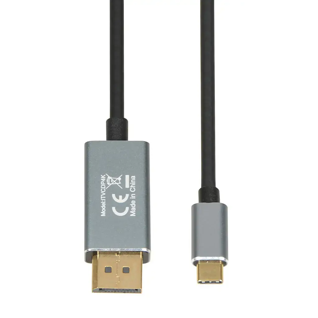iBOX ITVCDP4K USB-C ir DisplayPort kabelis