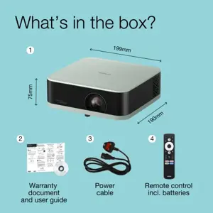 Epson Lifestudio Pop EF-61G Projektorius 3LCD FHD 1920x1080, 700 lumens, USB, Wi-Fi, BT, Ice Green